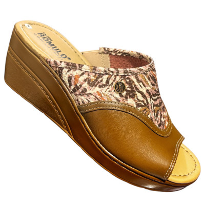 Romulo Sandalia Cuero Coffe Mujer Talla 34 Ref 7101